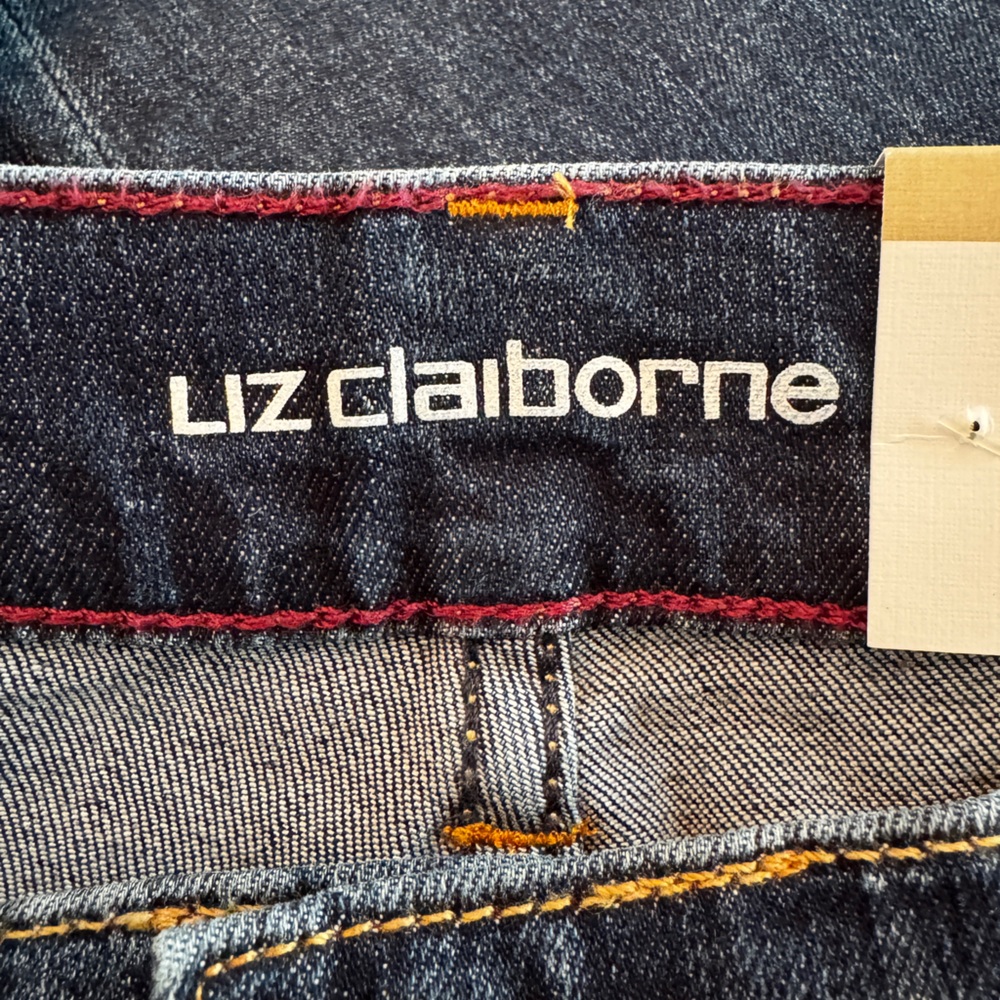 Women’s Boyfriend Skinny Jeans Liz Claiborne Size 8 New - Picture 7 of 8